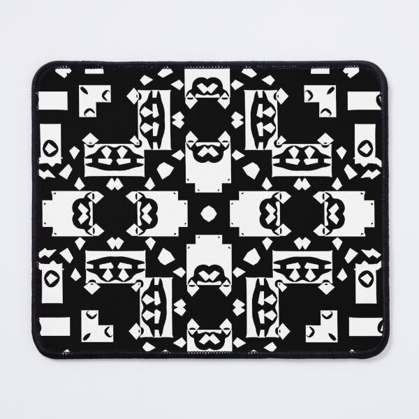 Item preview, Modern Black and white Geometric designed and sold by drape-island.
