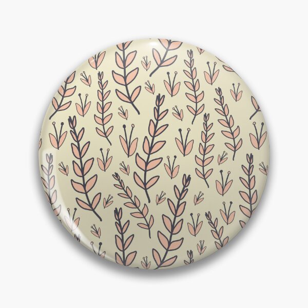 Item preview, Garden party leaves pink charcoal cream designed and sold by cezidesign.