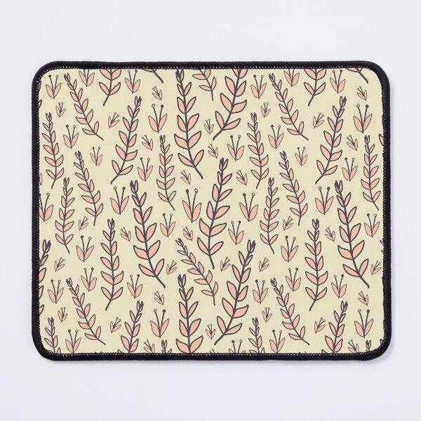 Item preview, Garden party leaves pink charcoal cream designed and sold by cezidesign.
