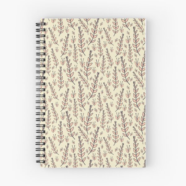 Item preview, Garden party leaves pink charcoal cream designed and sold by cezidesign.