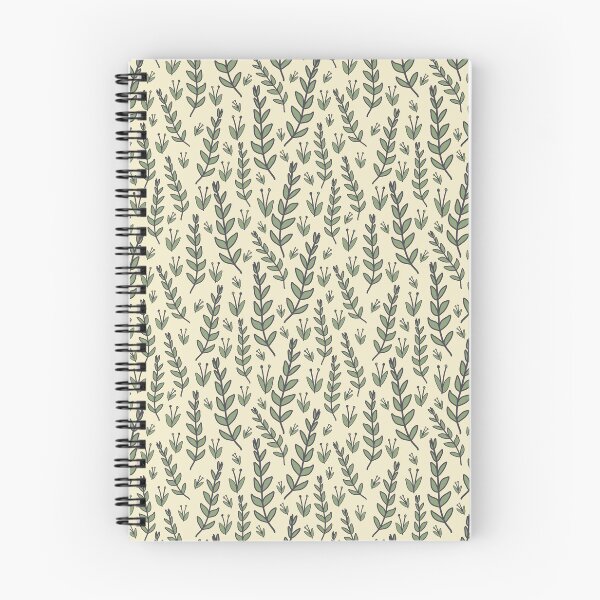 Item preview, Garden party leaves green charcoal cream designed and sold by cezidesign.