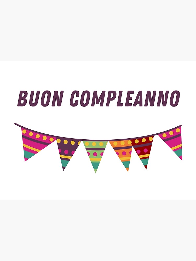 Buon Compleanno Happy Birthday in Italian | Postcard