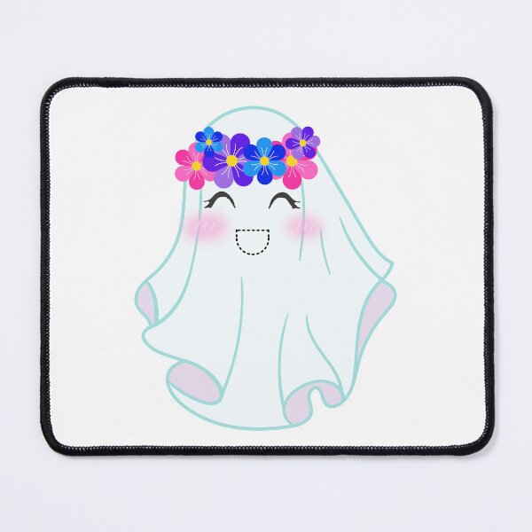 Item preview, Flower crown ghost designed and sold by ADHDthings.