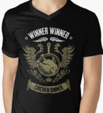 WINNER WINNER CHICKEN DINNER Men's V-Neck T-Shirt