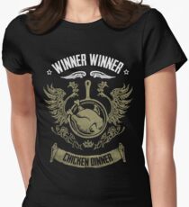 WINNER WINNER CHICKEN DINNER Women's Fitted T-Shirt