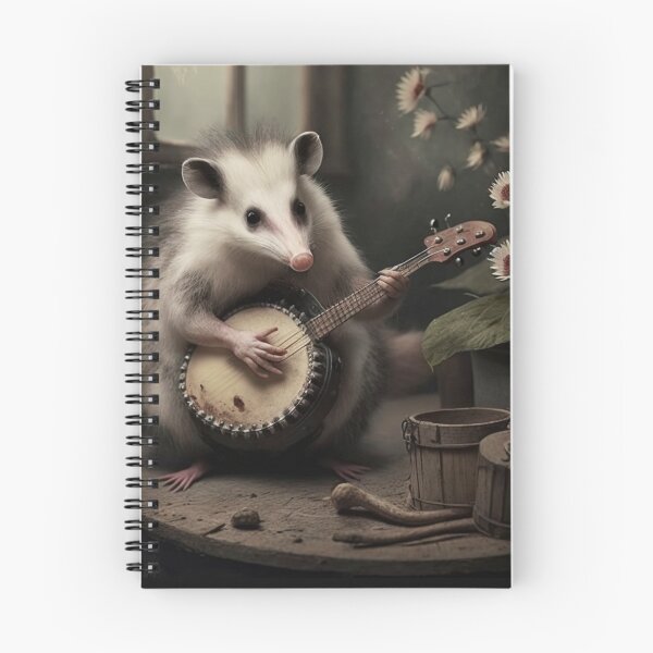 Item preview, Opossum playing banjo  designed and sold by fattim3.