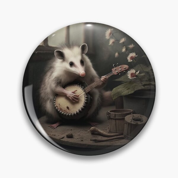 Item preview, Opossum playing banjo  designed and sold by fattim3.