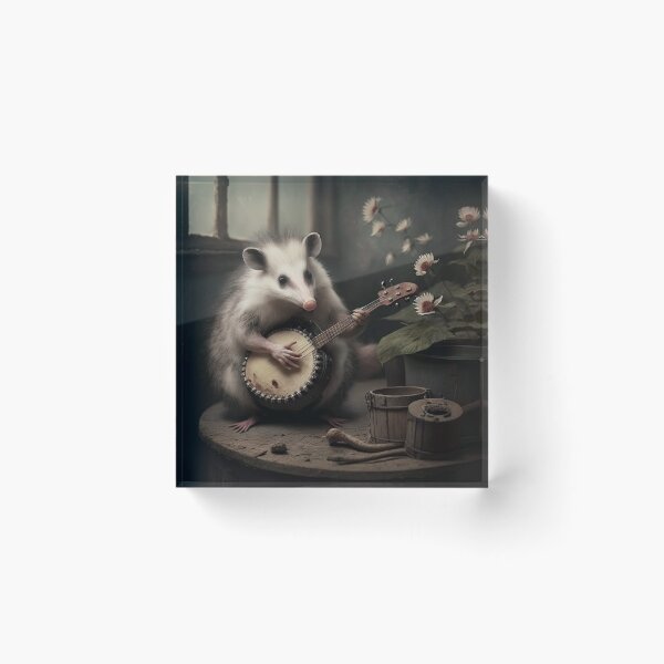 Item preview, Opossum playing banjo  designed and sold by fattim3.