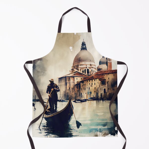 Item preview, "Venetian Serenade" Gondolier Art Print designed and sold by Paintings By Simon .