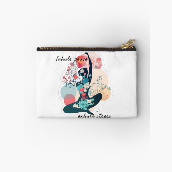 Item preview, Inhale peace, exhale stress, Namaste, YOGA designed and sold by VisualVibesVV.