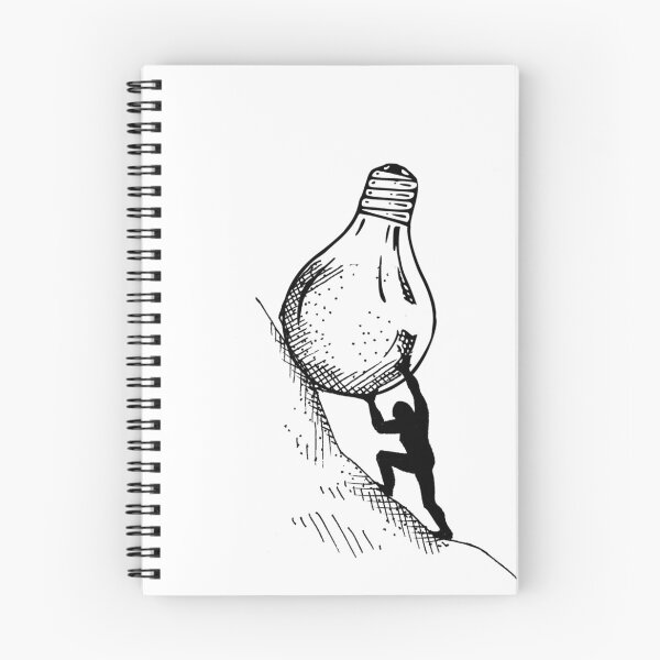 Item preview, Pushing Ideas Up the Hills designed and sold by OBJETDART.