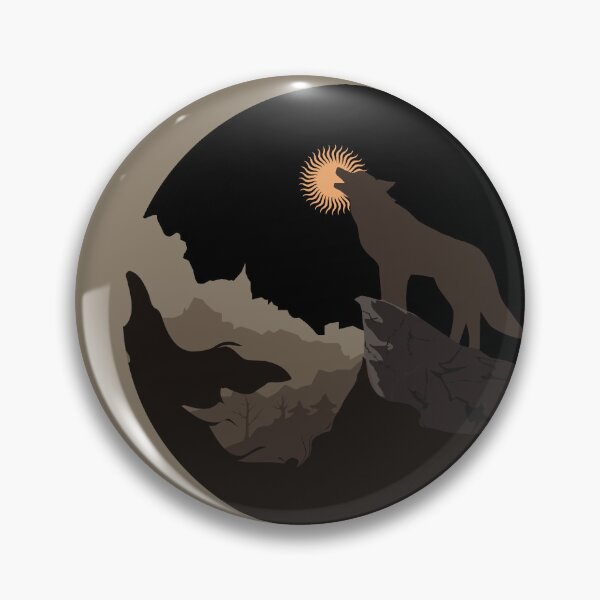 Item preview, Wolf swallowing the sun (#02) designed and sold by SolidEarthArt.