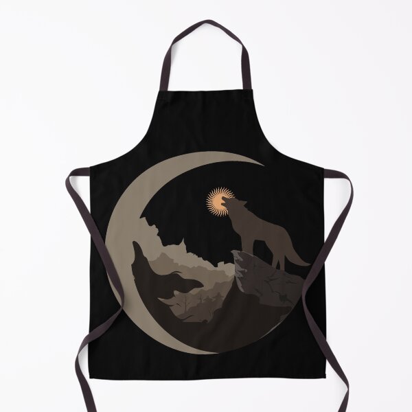 Item preview, Wolf swallowing the sun (#02) designed and sold by SolidEarthArt.