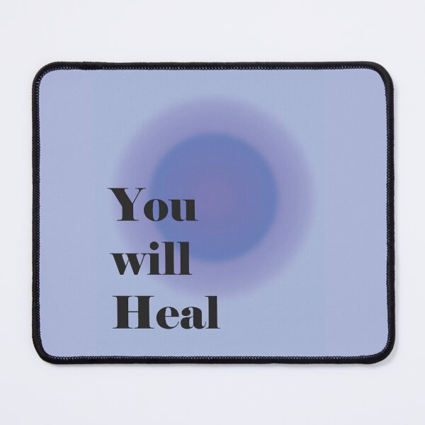 Item preview, You will heal wall art, healing colors gradient art designed and sold by shreya ranjan.