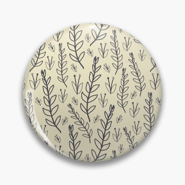 Item preview, Garden party cream leaves designed and sold by cezidesign.