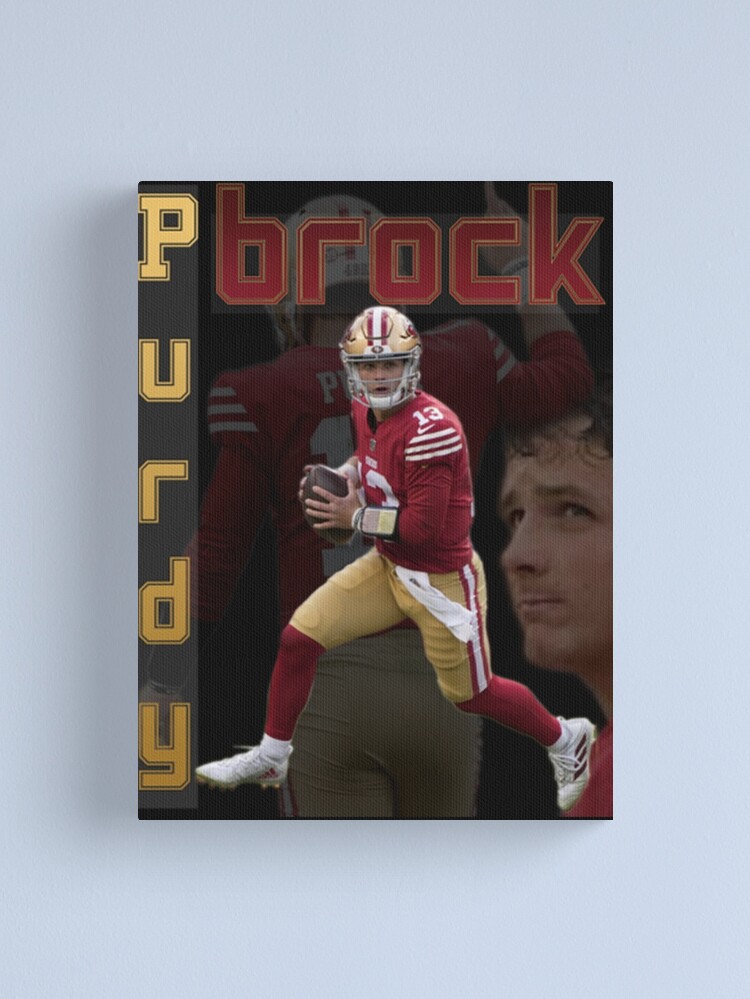 Brock Purdy Poster Print Canvas Wrap Print Wall Art Decor 