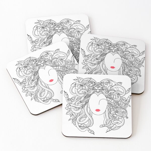 Item preview, Arte lineal de Medusa designed and sold by SuziR23.