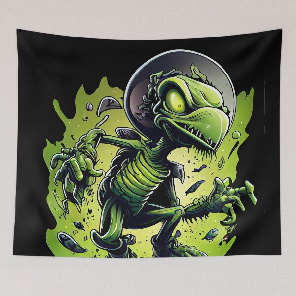 Item preview, Cool Relaxed Green Alien designed and sold by Piotrek0001.