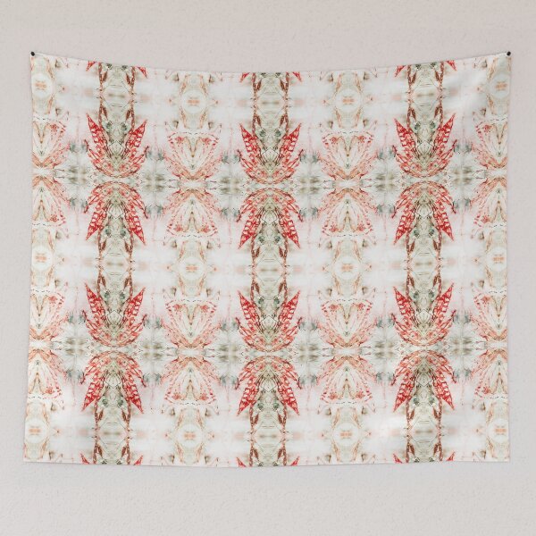 Item preview, Jerusalem Artichoke Eco Print Pattern Rusty Orange and Cream designed and sold by SpiritGifts.
