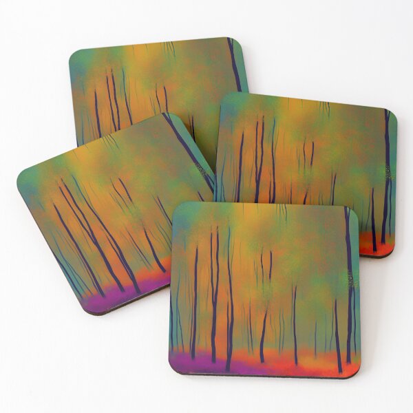 Item preview, Autumn colorful forest in the morning designed and sold by brandway.