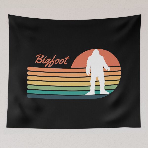 Item preview, Bigfoot Retro Sunset designed and sold by AlpacaSmokes.