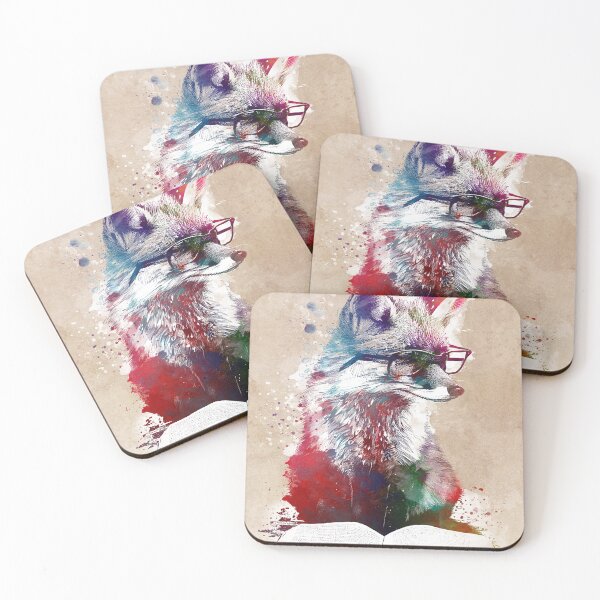 Item preview, Fox reading book #fox designed and sold by JBJart.