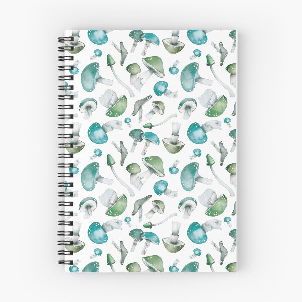 Item preview, Watercolor Mushrooms - Bluish designed and sold by GinColorist.
