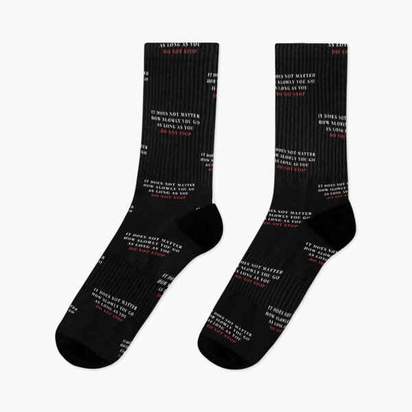 Item preview, It does not matter how slowly you go as long as you do not stop-Inspirational quote designed and sold by Worldofseries.