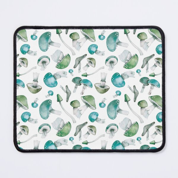 Item preview, Watercolor Mushrooms - Bluish designed and sold by GinColorist.