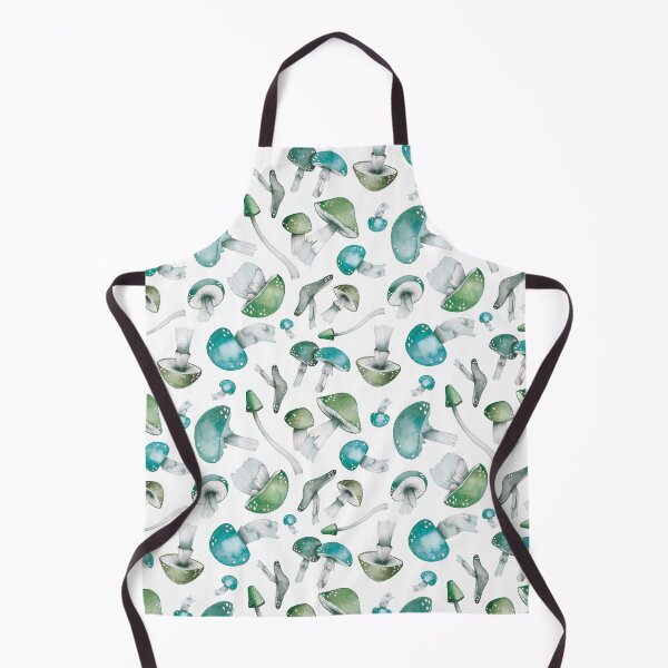 Item preview, Watercolor Mushrooms - Bluish designed and sold by GinColorist.