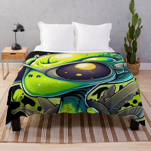 Artikelvorschau, Cool Relaxed Green Alien entworfen und verkauft von Piotrek0001.