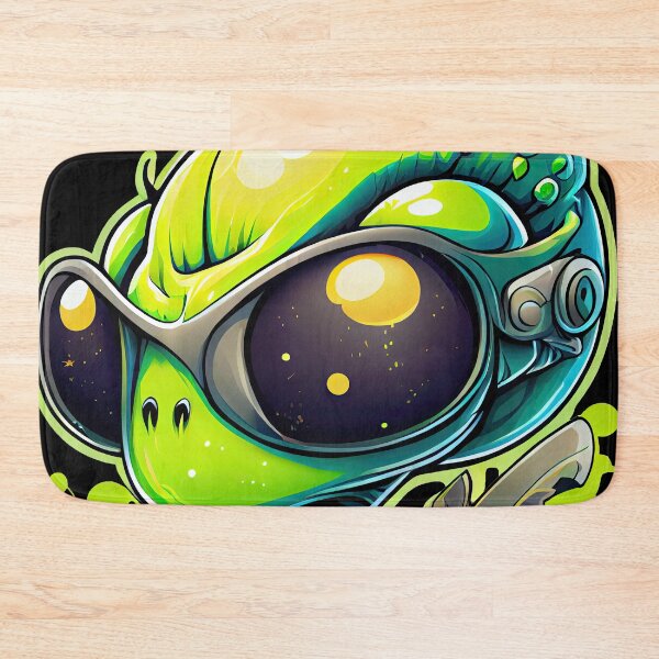 Item preview, Cool Relaxed Green Alien designed and sold by Piotrek0001.