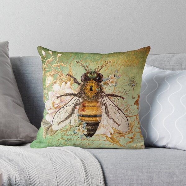 Honey Bee True Throw Pillow