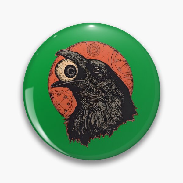 Item preview, symbolic crow designed and sold by Arthinkink.
