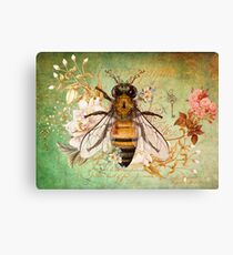 Honey Bee True Canvas Print