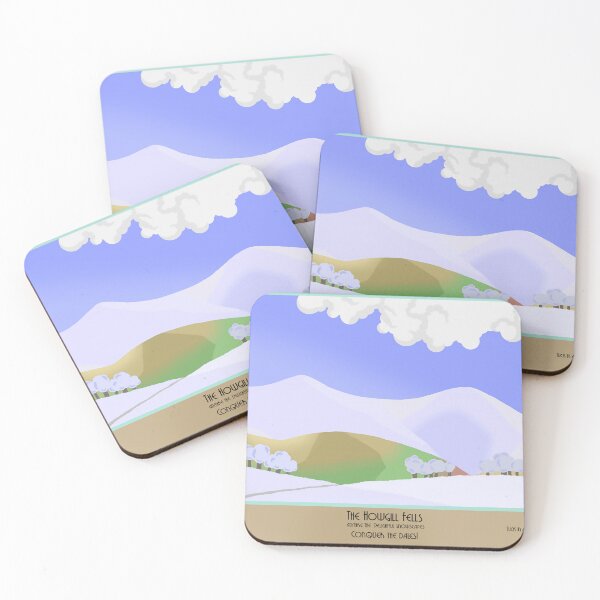 Item preview, Snow on the Howgills Poster designed and sold by LakelandDrawing.