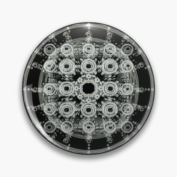 Item preview, Gray Mandala - 3D Fractal Art designed and sold by Fractal-Graphic.