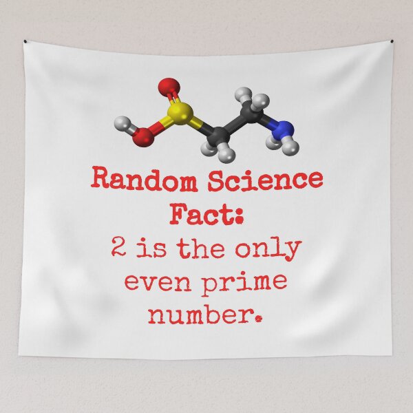 Item preview, 2 Is The Only Even Prime Number - Science Fact designed and sold by CrankyOldDude.