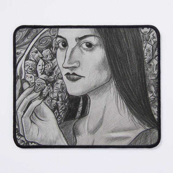 Item preview, Woman with bare chest. Pencil on 29.7x42cm paper designed and sold by crowleyronan123.
