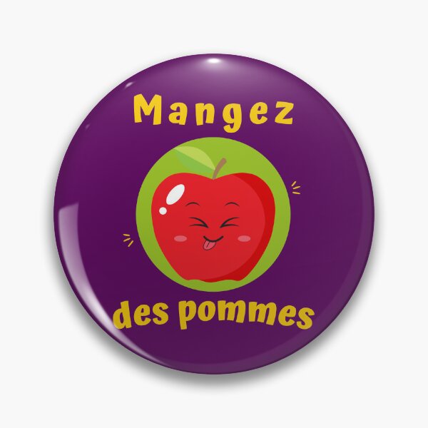 Aperçu de l'œuvre Pomme, Mangez des pommes, Humour, Citation créée et vendue par Ksmith-Style.