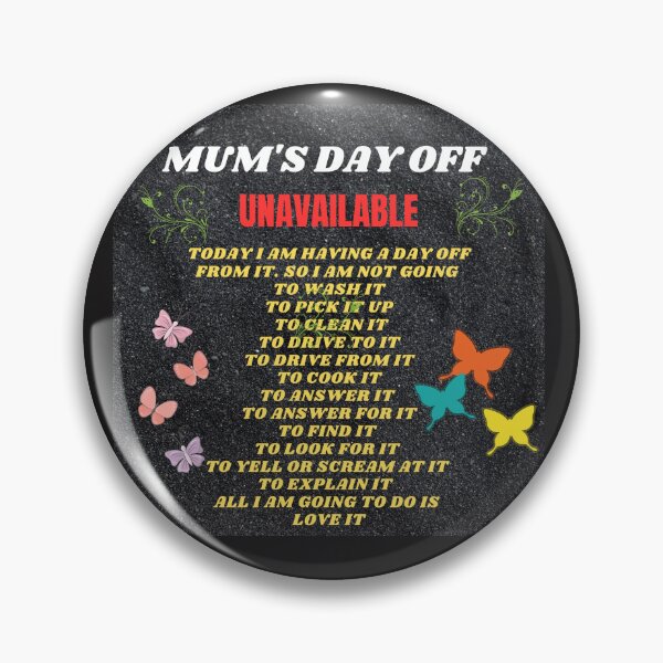 Item preview, Mums Day OFF designed and sold by Kezzie Prints.