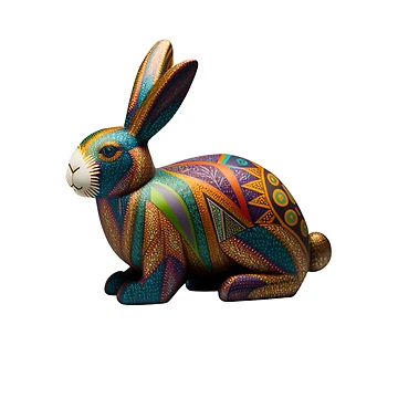 Artwork thumbnail, Alebrije Rabbit by GrumpyFella