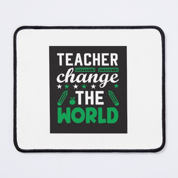 Item preview, TEACHER CHANGE THE WORLD designed and sold by SticerOcean.
