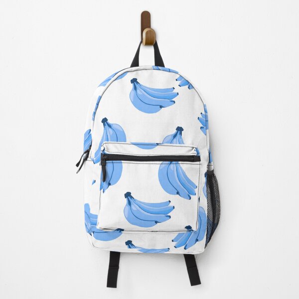 Artikelvorschau, Bananas pattern blue- white background entworfen und verkauft von Studio Lydia Lovely.