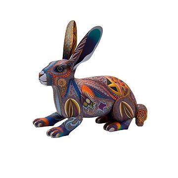 Artwork thumbnail, Alebrije Rabbit by GrumpyFella
