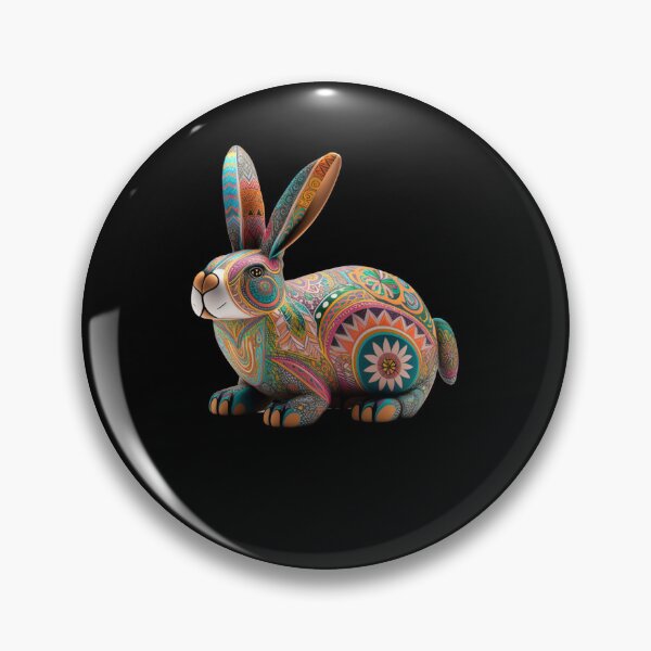 Artikelvorschau, Alebrije Kaninchen entworfen und verkauft von GrumpyFella.