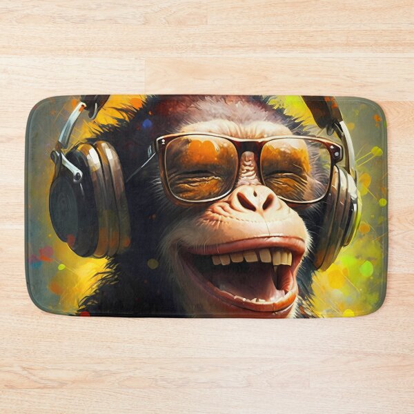 Item preview, Happy Music Monkey designed and sold by Apeful.