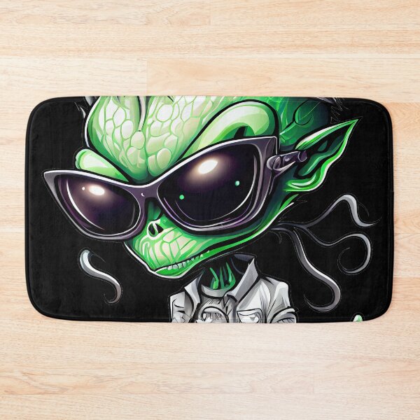 Item preview, Cool Relaxed Green Alien designed and sold by Piotrek0001.
