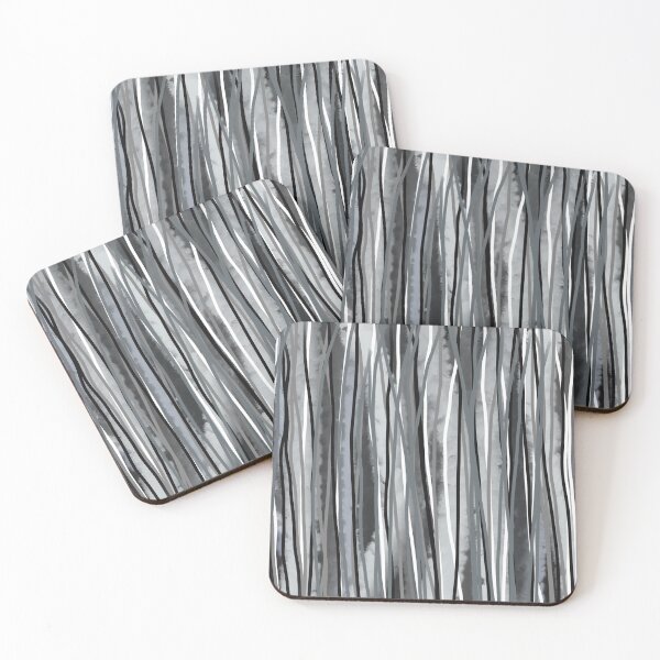 Item preview, Line Art Ash Grey Abstract designed and sold by cravinartist.