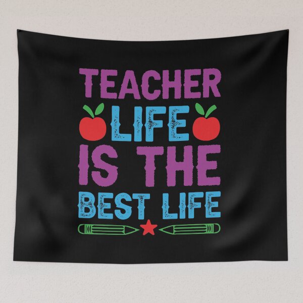Item preview, TEACHER LIFE IS THE BEST LIFE designed and sold by SticerOcean.